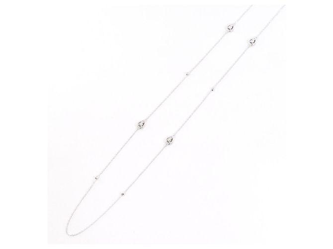 Autre Marque Collana in oro bianco 18K e diamanti D'oro