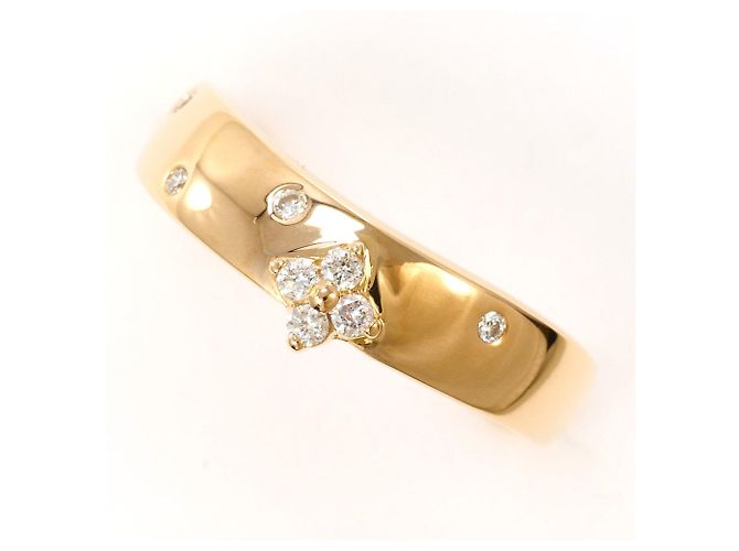 Autre Marque 18K Roségold-Ring mit Diamant Golden