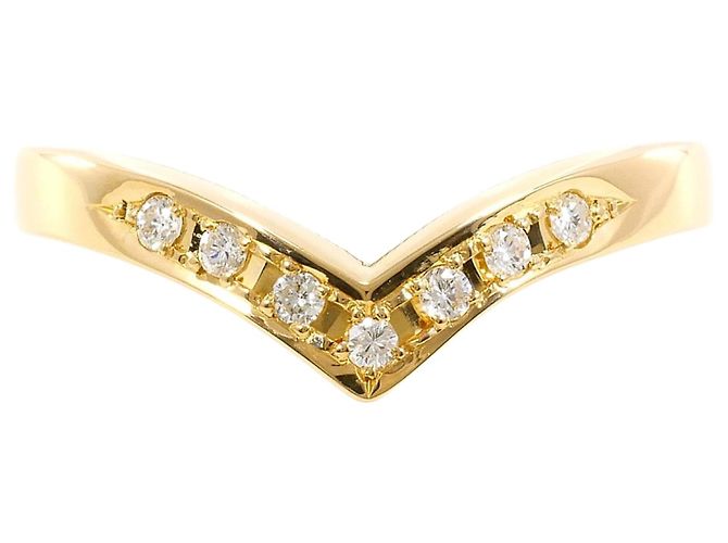 Autre Marque 18K Gelbgold Diamantring Golden