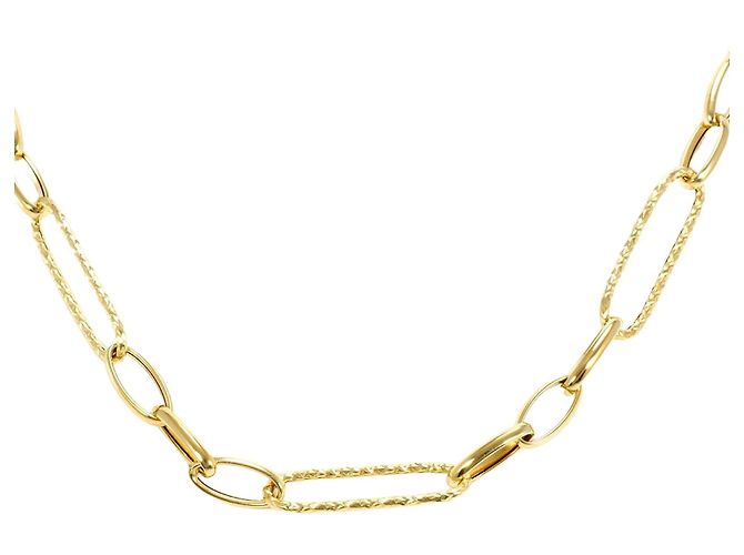 Autre Marque Collar de oro amarillo de 18K Dorado