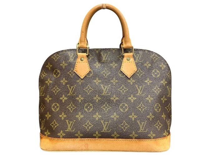 Sac à main Louis Vuitton Monogram Alma Marron