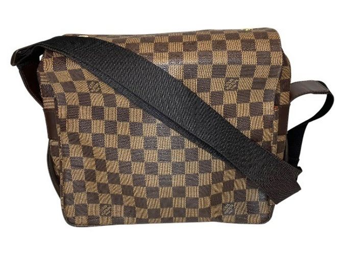 Bolsa Louis Vuitton Damier Naviglio Marrom