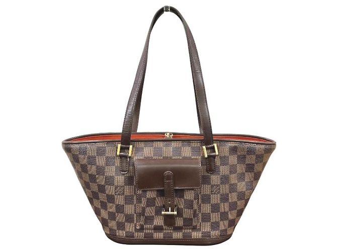Bolsa Louis Vuitton Damier Manosque PM Marrom