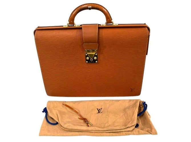 Borsa Louis Vuitton Epi Serviette Fermoire D'oro