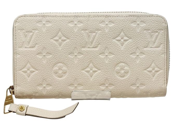 Cartera larga bi-fold Louis Vuitton Portefeuille Secret Blanco