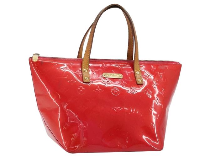LOUIS VUITTON Bolso Monogram Vernis Bellevue PM Rose Pop M93669 Auth 180332 Rosa