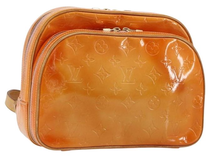 LOUIS VUITTON Vernis Marley Backpack Marshmallow Pink M91039 LV Auth BA12738