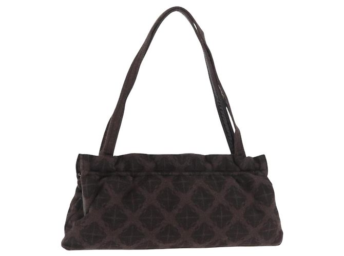 Bolso de hombro BOTTEGA VENETA Algodón Marrón Auth bs35278 Castaño