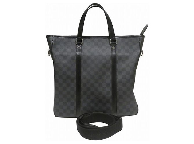 Bolso Louis Vuitton Damier Graphite Tadao PM Negro