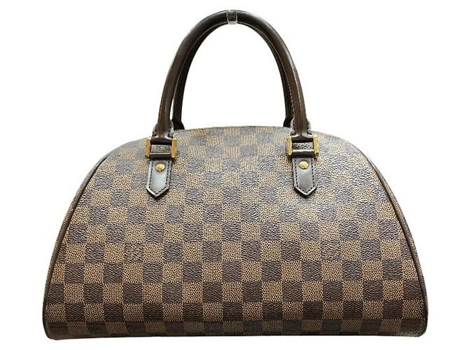 Bolsa Louis Vuitton Damier Rivera MM Marrom