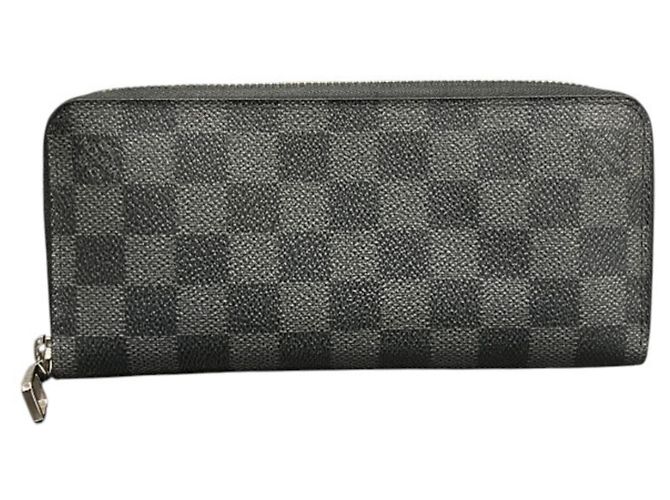 Louis Vuitton Damier Graphite Zippy Wallet Black