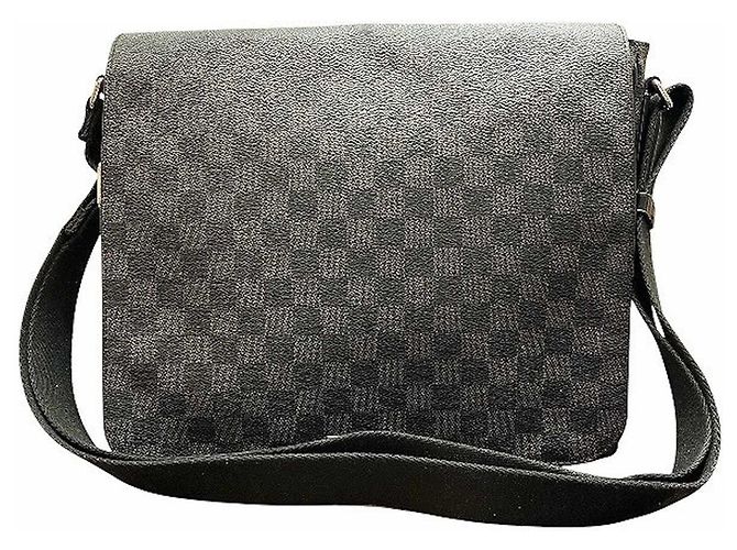 Borsa a Spalla Louis Vuitton District MM Nero