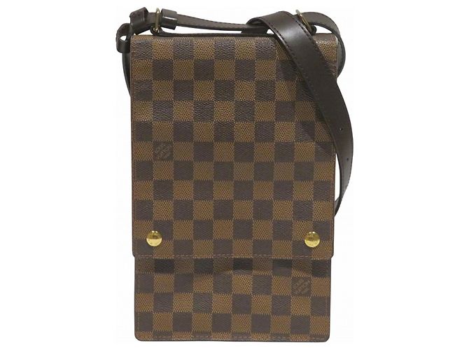 Bolsa de Ombro Louis Vuitton Portobello Marrom