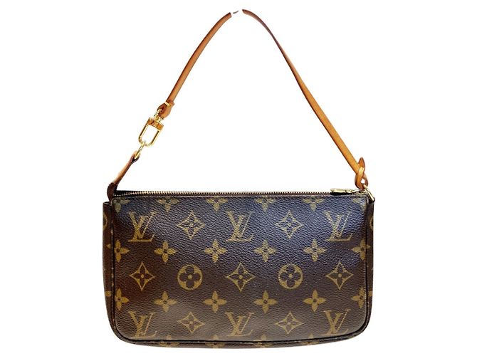 Louis Vuitton Pochette Accessoires Monogram Canvas Marrone