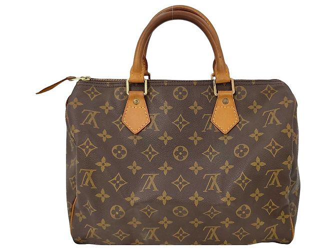 Borsa Louis Vuitton Speedy Monogram Canvas 30 Marrone