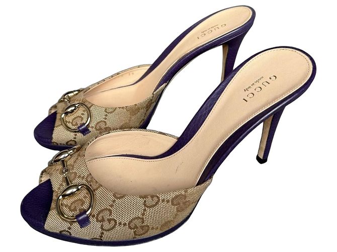 Gucci Mules Monogram Horsebit