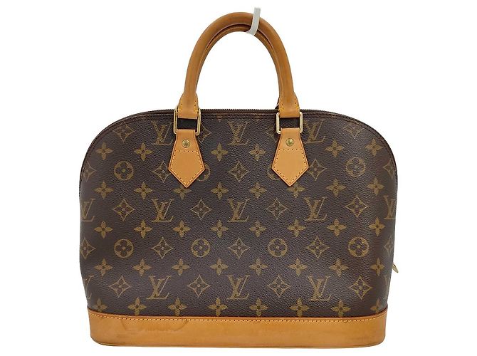 Bolsa Louis Vuitton Alma Monogram Canvas PM Marrom