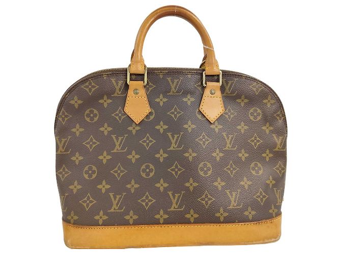 Sac à main Louis Vuitton Alma Monogram Canvas PM Marron