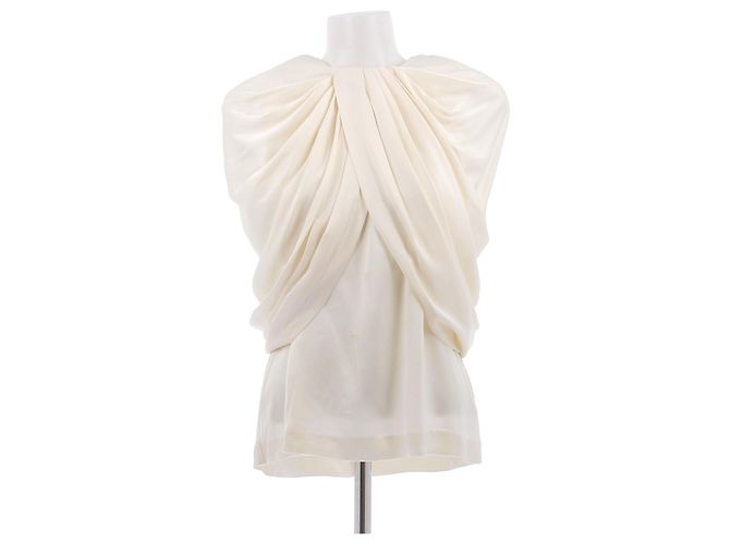Stella Mc Cartney Top drapeado Stella McCartney Beige