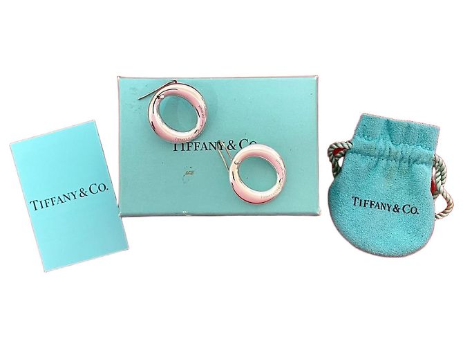 Tiffany & Co Brincos TIFFANY&Co. Elsa Peretti 925 Silver Prata