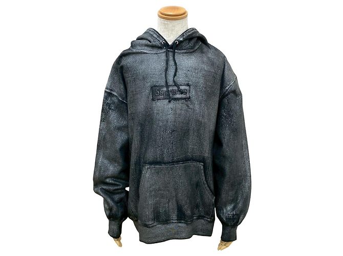 Maison Martin Margiela Moletom com capuz Maison Margiela Supreme de algodão Preto