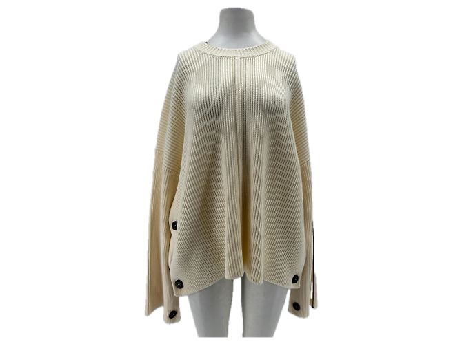 Autre Marque PETER DO Wollpullover Creme S Beige 