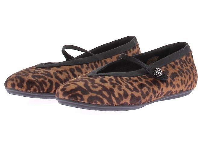 Dior Sapatilhas com estampa de leopardo Marrom