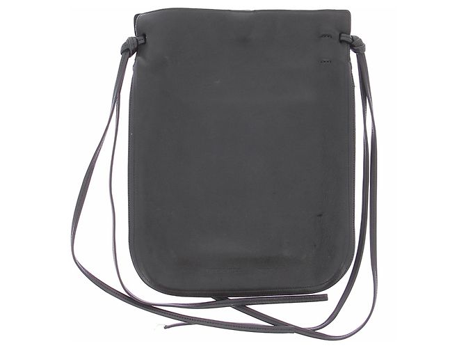 Sac à main Phoebe Philo en cuir noir