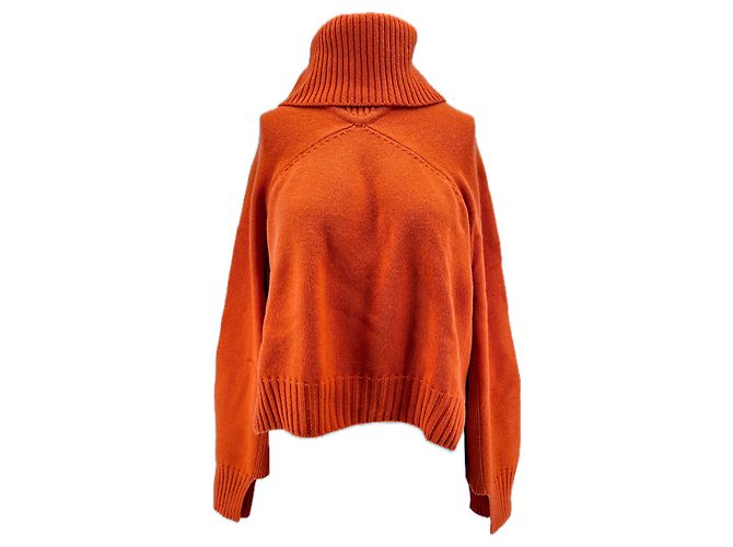 Autre Marque Rosetta Getty Pullover Orange Wolle S 