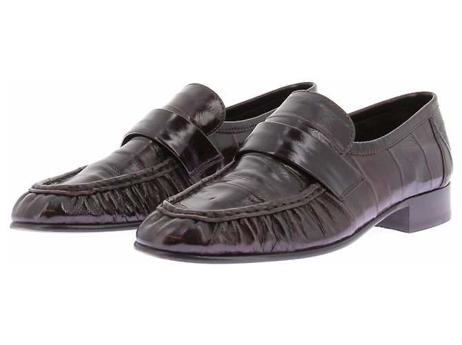 The row Mocassini soft eel marron Marrone 