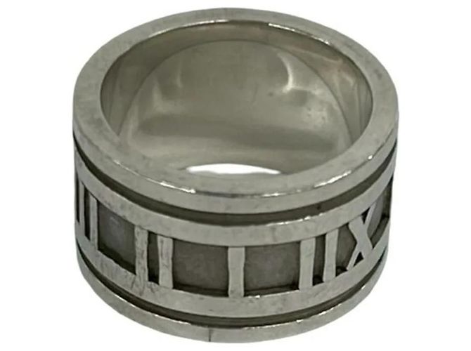 Tiffany & Co Tiffany Vintage Wide Atlas Ring Silber