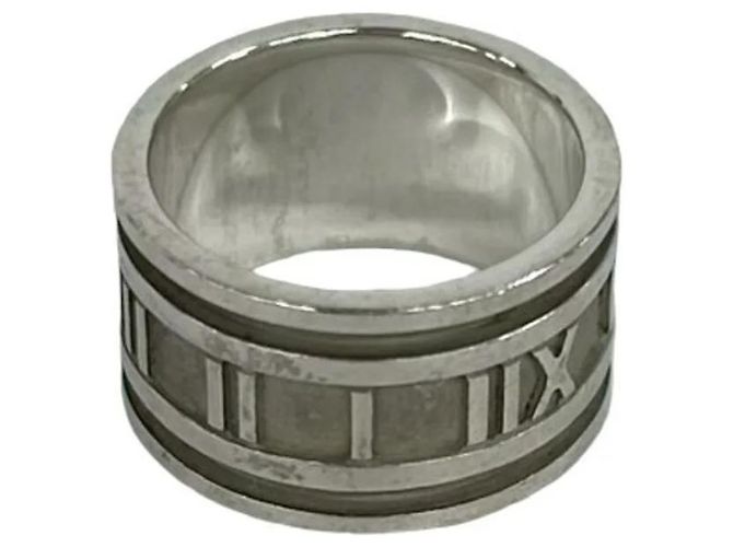 Tiffany & Co. Vintage Wide Atlas Ring Silber