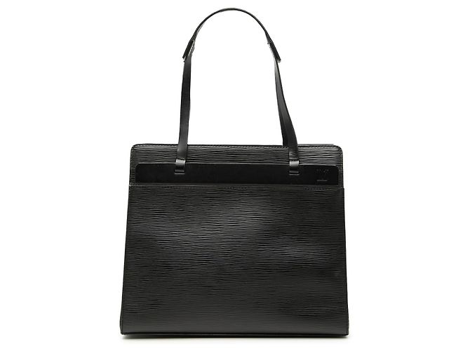 Louis Vuitton Black Epi Croisette PM Preto