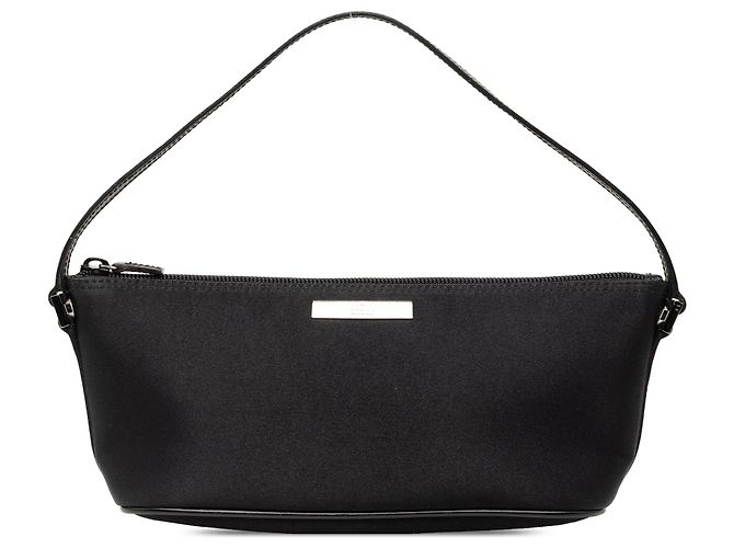 Barca in nylon nero Gucci