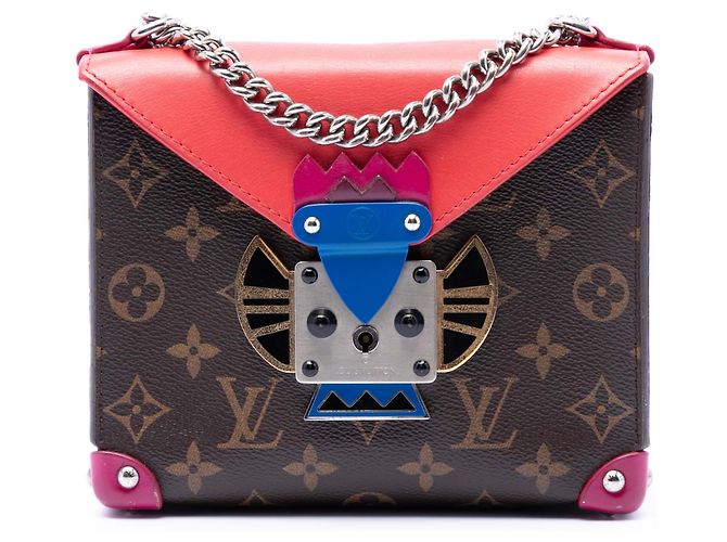 Pochette PM Louis Vuitton Marron Monogram Tribal Mask