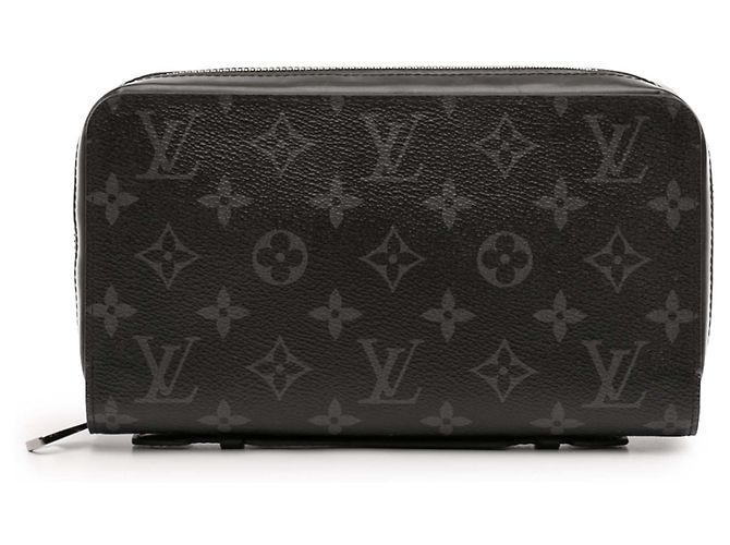 Louis Vuitton Black Monogram Eclipse Zippy XL