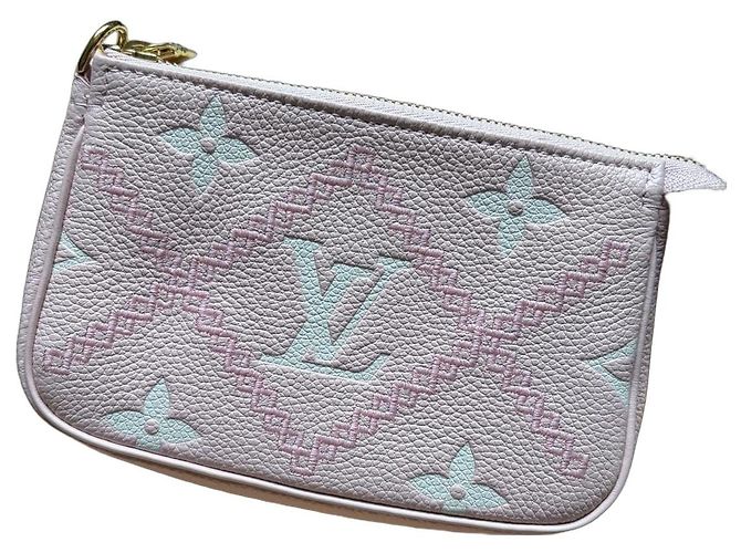 Louis Vuitton Pochette Monogram Empreinte Rosa Blanco