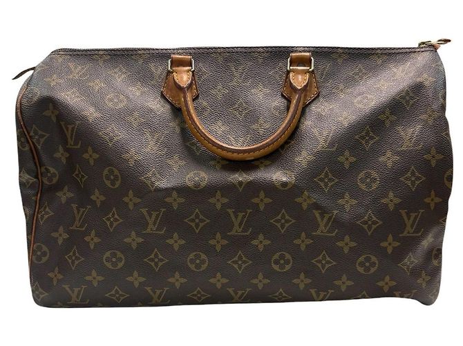 Bolso Louis Vuitton Monogram Speedy Castaño