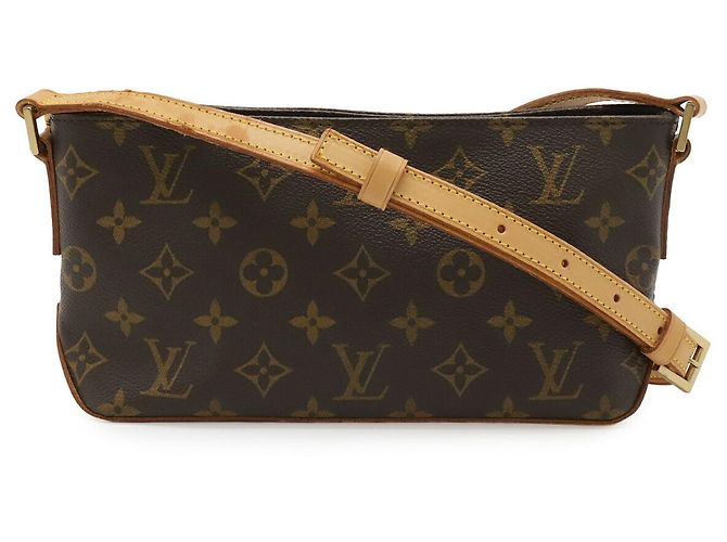 Borsa a tracolla Louis Vuitton Monogram Trotter Marrone
