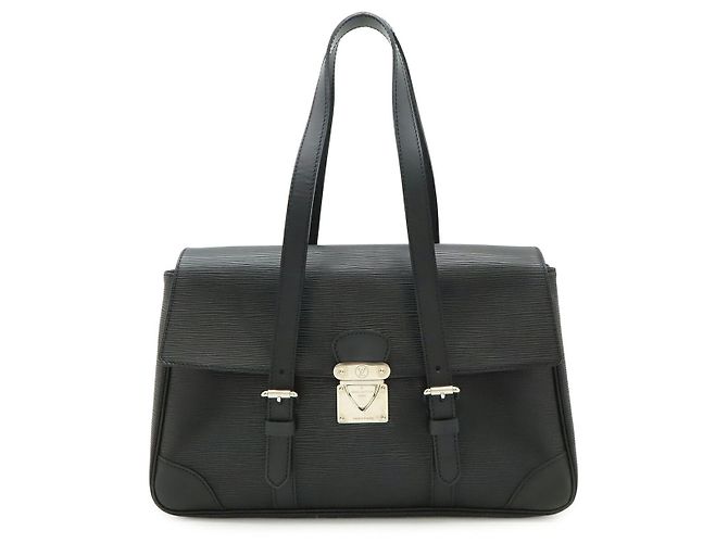 Borsa a tracolla Louis Vuitton Epi Segur MM Nera Nero