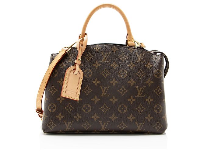 Tote Petit Palais em Canvas Monogram Louis Vuitton Marrom