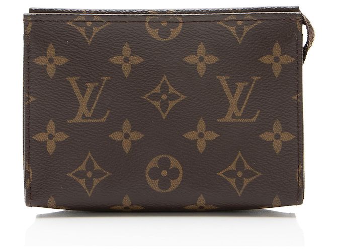 Necessaire Louis Vuitton em Toile Monogram 15 Marrom