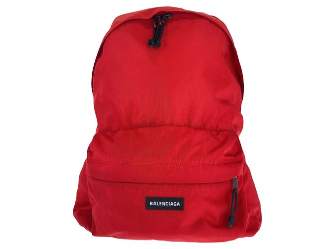 Sac à dos Balenciaga Nylon Explorer Rouge