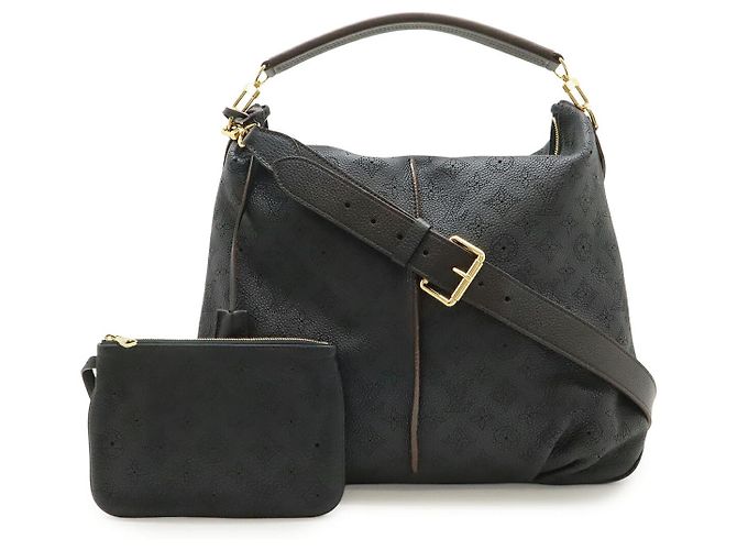 Borsa Louis Vuitton Mahina Selene MM Nera Nero