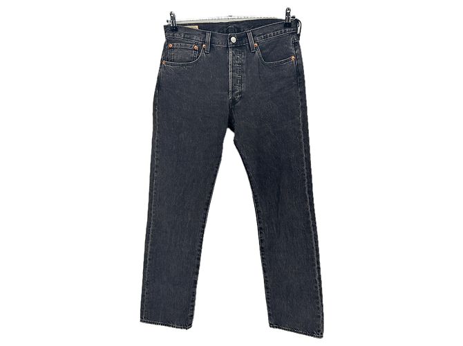 Vaqueros Levi's 501 negros de algodón 