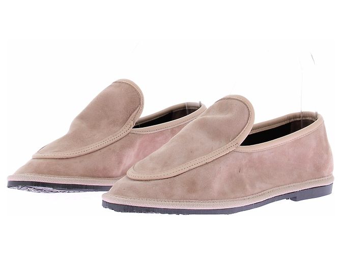 Autre Marque Mocassins en daim beiges "Melanie"