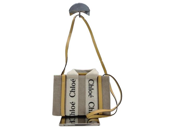 Chloé Mini Tote e Bolsa de Ombro Woody Marrom
