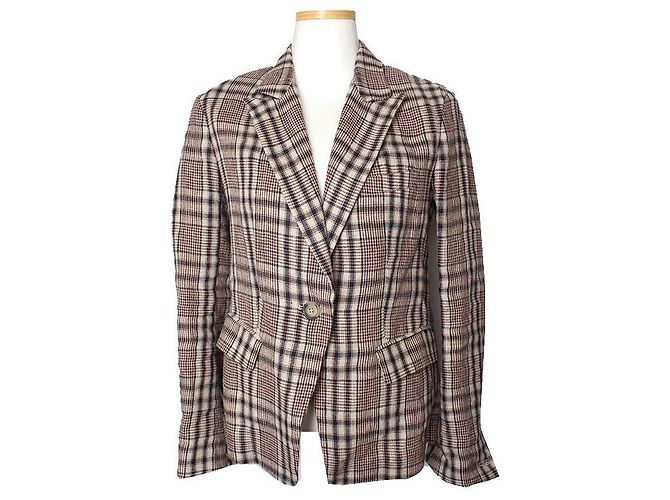 Giacca a quadri con un bottone Isabel Marant Étoile Multicolore