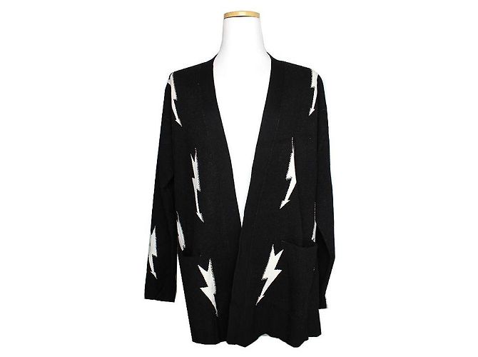 Sandro Strickjacke mit Metallperlen Mehrfarben 