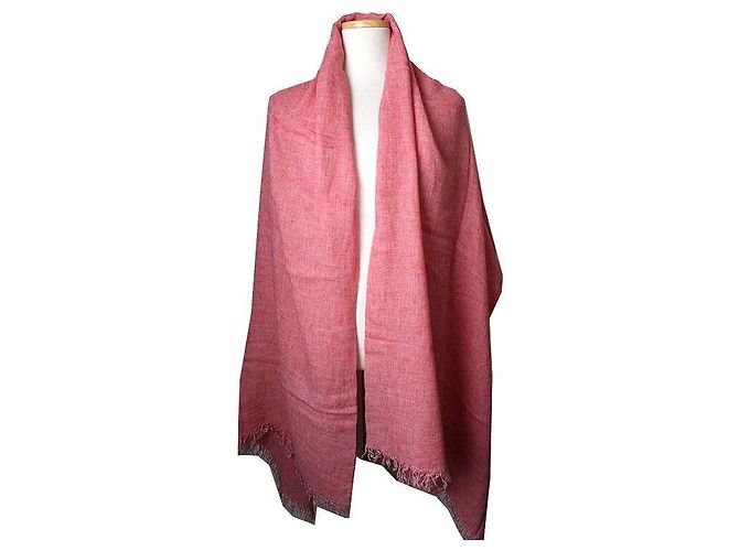Écharpe châle rouge Isabel Marant